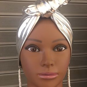 Metallic Knit Turban